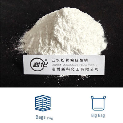 Buy White Sodium Metasilicate Pentahydrate Powder Na2SiO3·5H2O Soluble In Water online manufacture